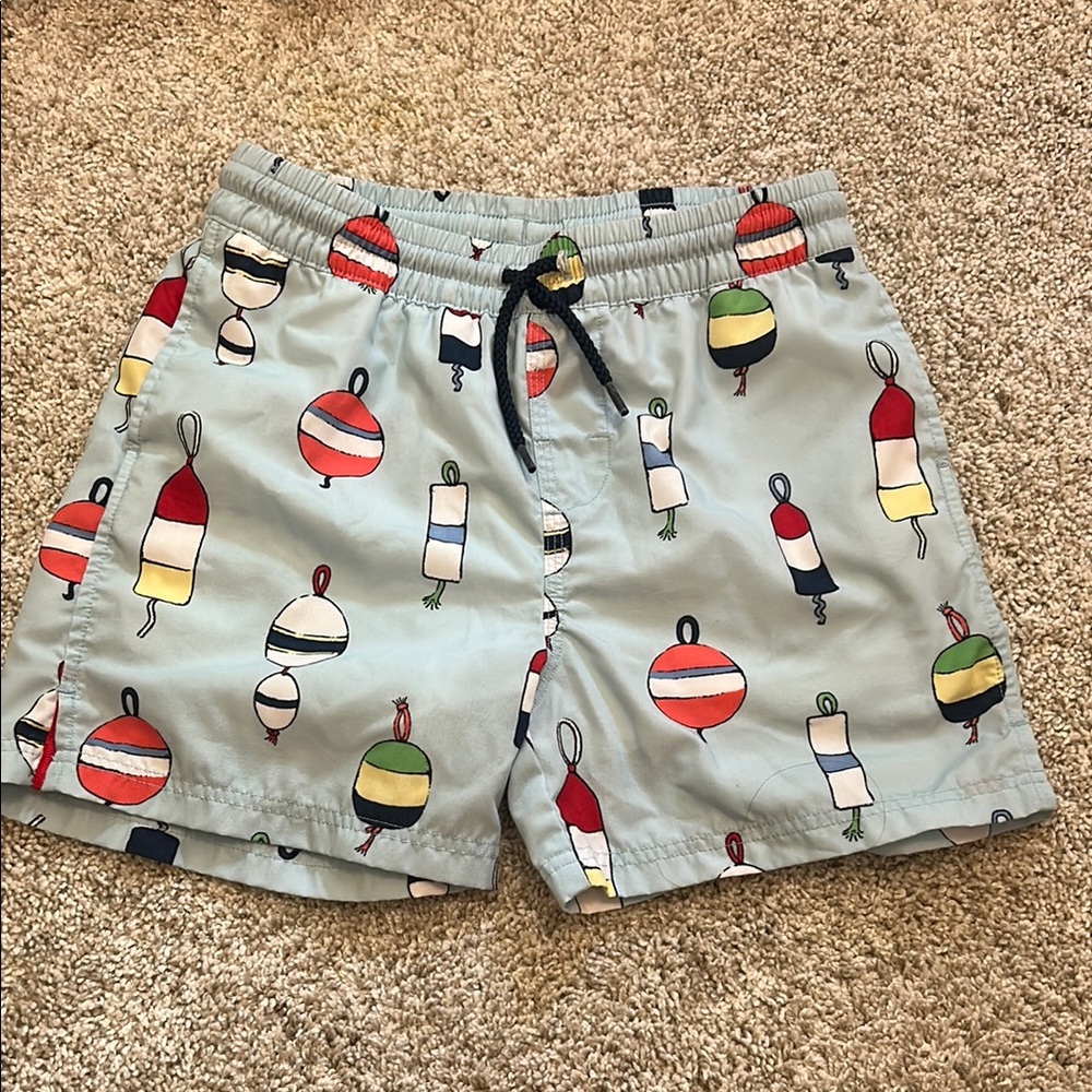 Colorful Buoy Print Swim Shorts